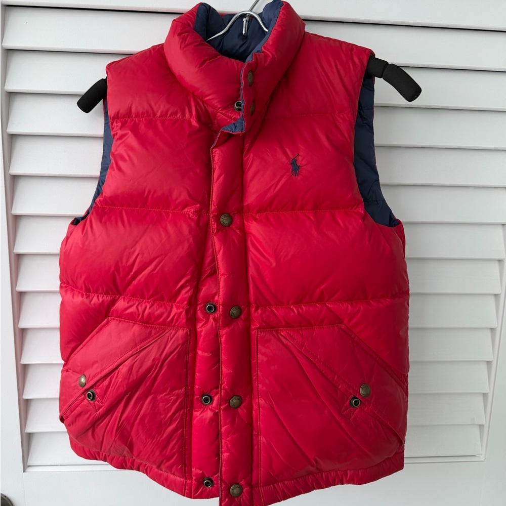 Polo by Ralph Lauren Red Puffer Vest